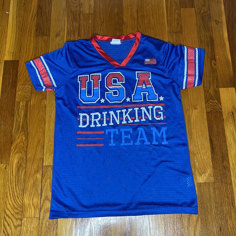 Spencer’s USA Drinking Team Mesh Jersey Size Small